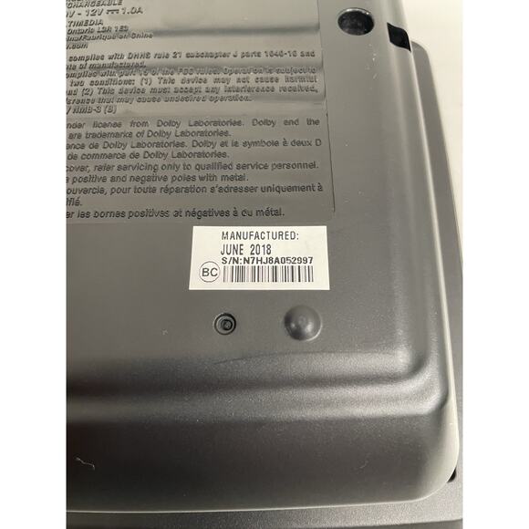 RCA Portable DVD Player 10" Display DRC98101S w/ Car Charger-Tested Works great - Picture 7 of 15